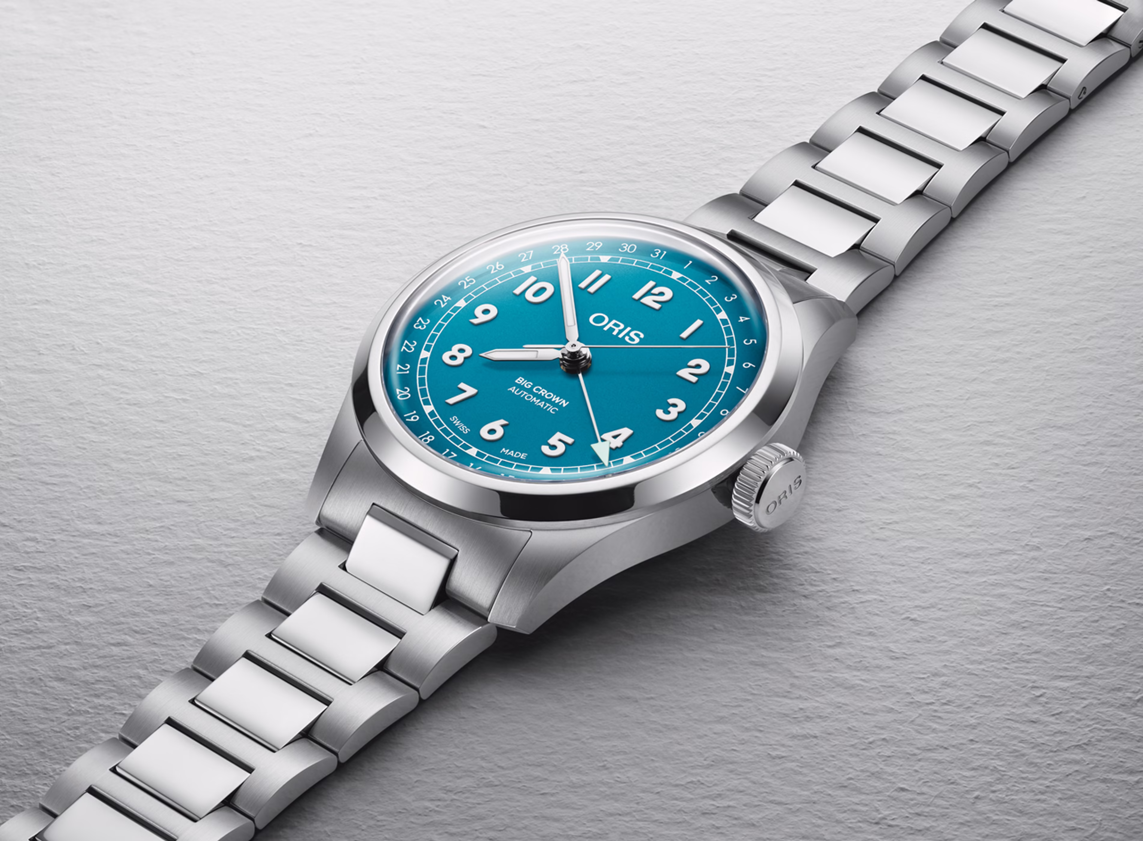 Oris Big Crown Pointer Date 40mm, Automatic, Stainless Steel, Blue Men's Watch 01 754 7798 4065-07 8 20 06
