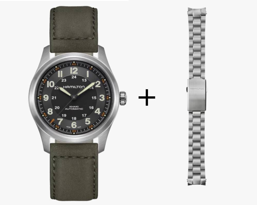 Hamilton Khaki Titanium Automatic H70205830 Unisex Watch