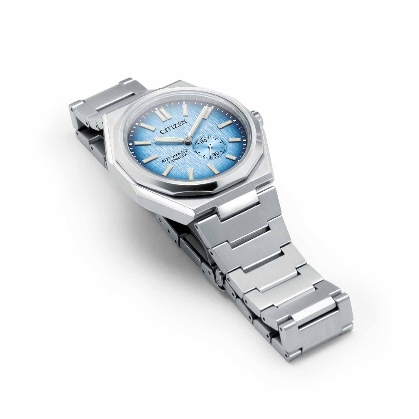 Citizen Super Titanium Zenshin 60 blue men's watch NK5020-58L Citizen Super Titanium Zenshin 60 blue men's watch NK5020-58L