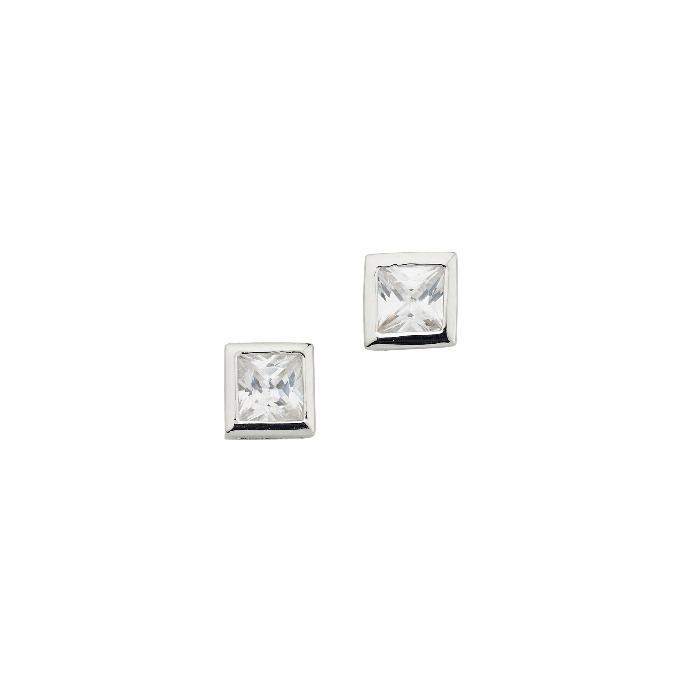 CEM 925/- earrings 4,0 x 4,0 mm, BOS900018