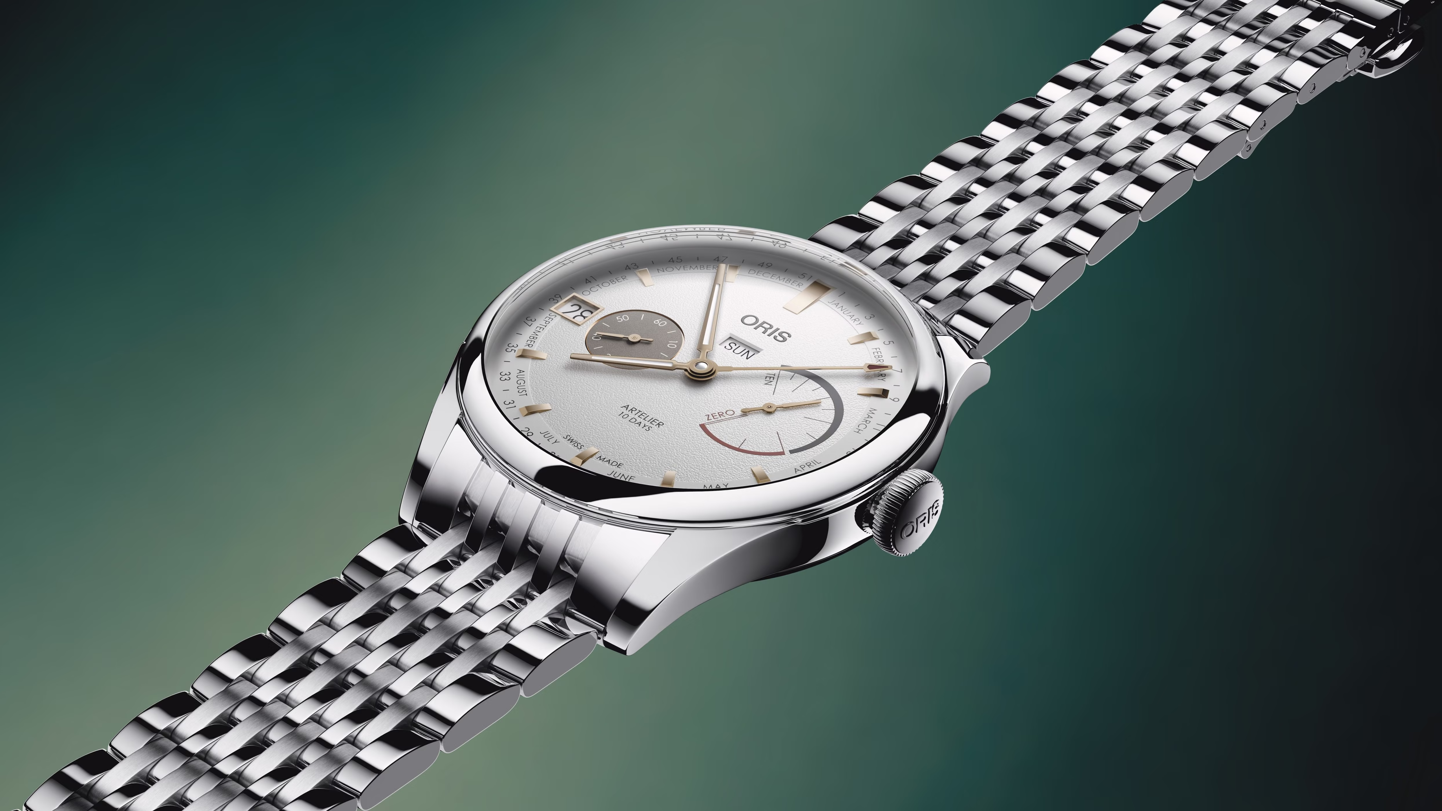 Oris Artelier Calibre 113, 43mm, stainless steel, 10-day power reserve, white men's watch 01 113 7806 4051-07 8 23 79PS