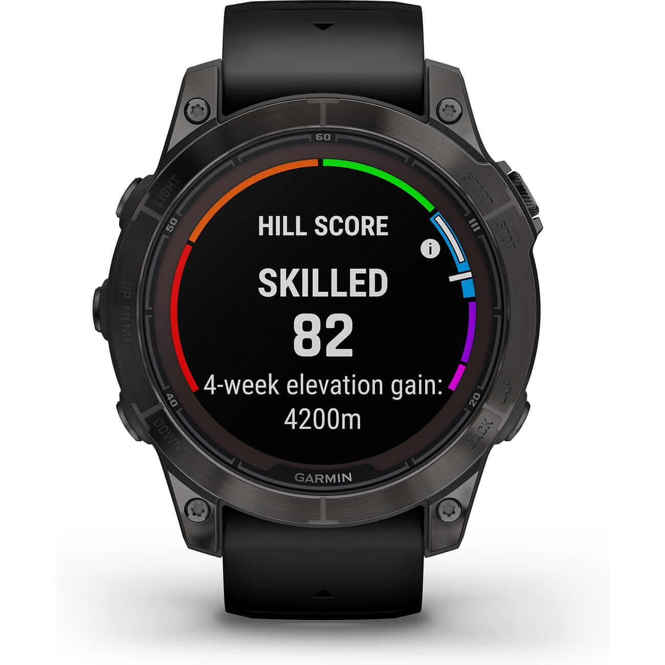 Garmin fēnix® 7 Pro Sapphire Solar Carbongrau Titan mit Silikonarmband 010-02777-11