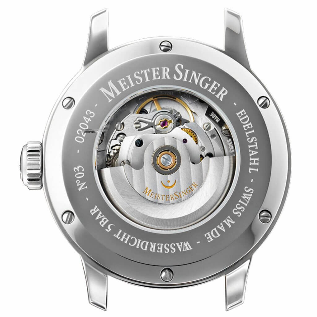N-03_Caseback-1024x1024 Meister Singer N 03 Automatik Herrenuhr AM901G