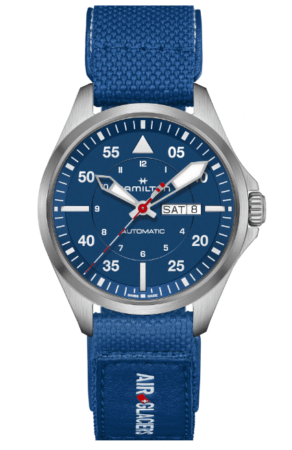 Hamilton Khaki Aviation Pilot Automatik - Air-Glaciers Edition Herrenuhr H64655941