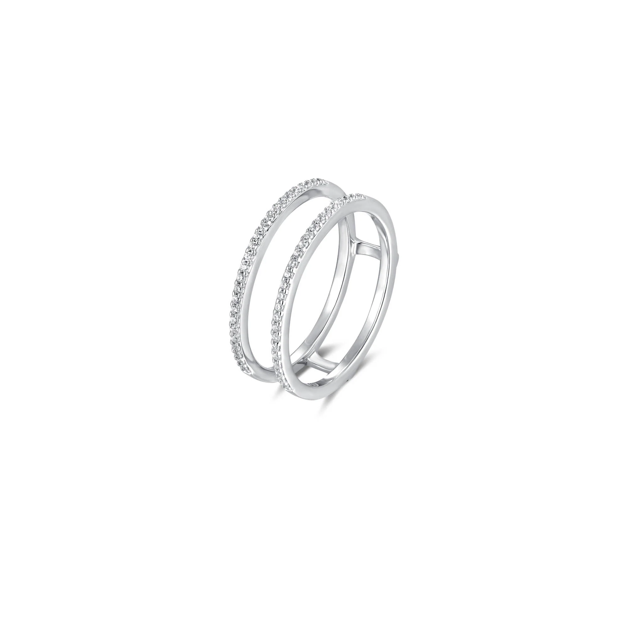 Seinerzeit Ringe Moonshine Safari Ring in rhodiniertem 925 Sterling Silber Gr. 54