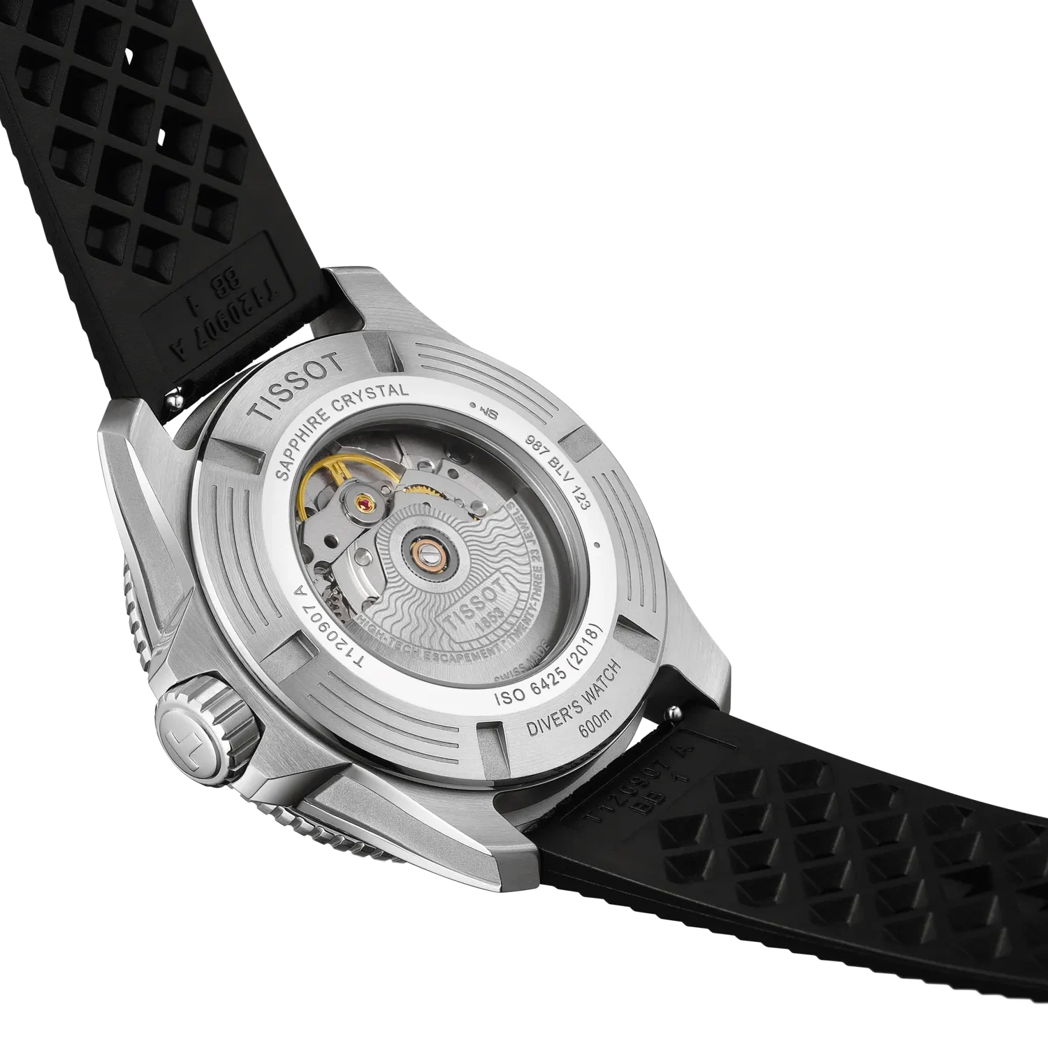 Tissot Seastar 2000 Automatik 44mm, Orange, 80 Stunden Gangreserve Herrenuhr T120.907.17.281.00