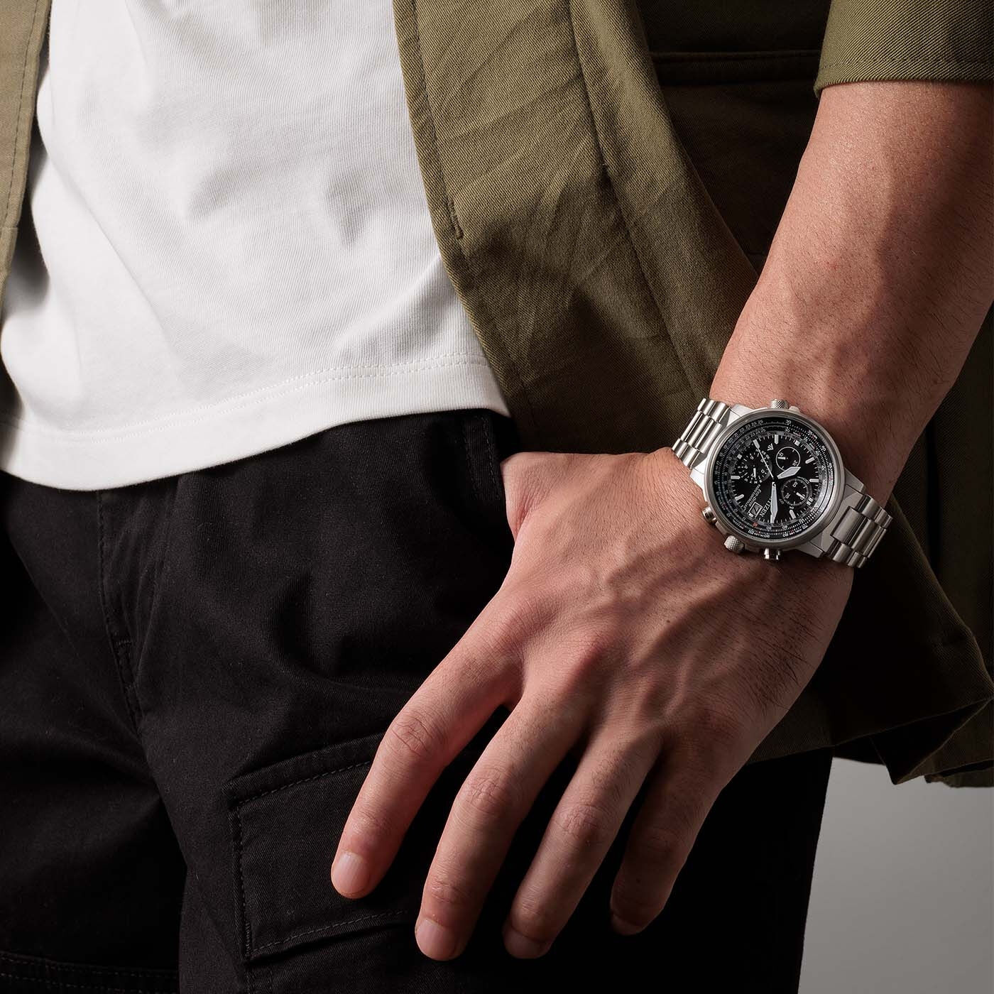 Citizen Promaster Sky Pilot Chronograph Men's Watch AT8300-58E Citizen Promaster Sky Pilot Chronograph Men's Watch AT8300-58E