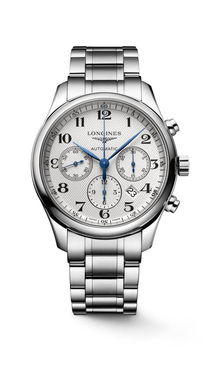 Longines Master Collection Chronograph Silber Edelstahlband Herrenuhr L2.759.4.78.6