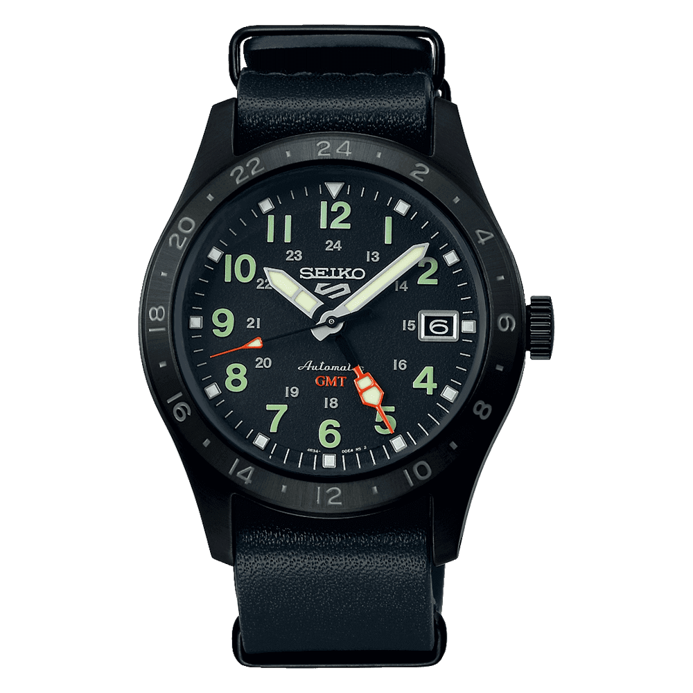 SSK025K1 Seiko SSK025K1 5 Sports GMT Field Street Style Men's Watch