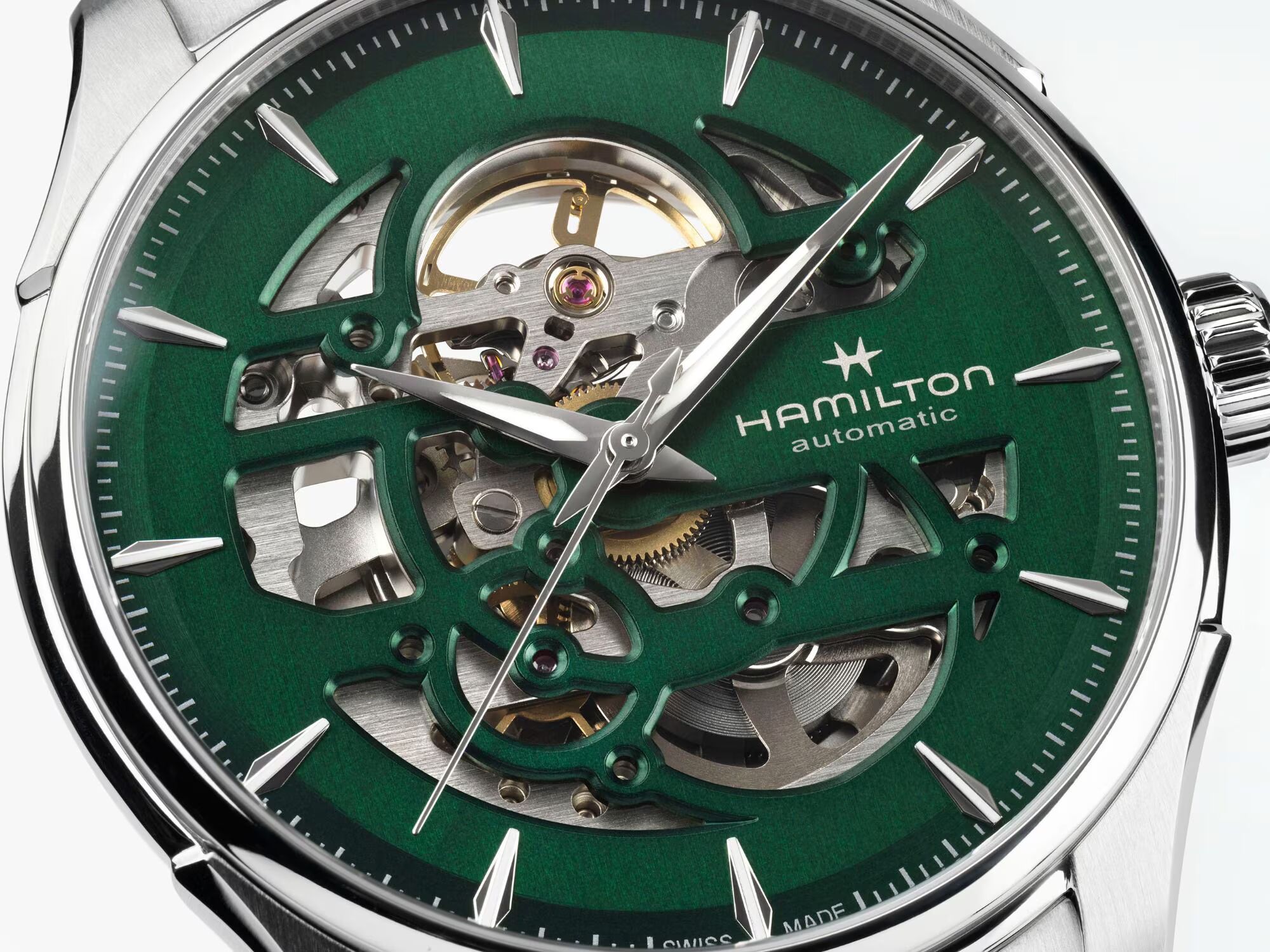 Hamilton Jazzmaster Skeleton 40mm Men's Watch H42535160 Hamilton Jazzmaster Skeleton 40mm Men's Watch H42535160