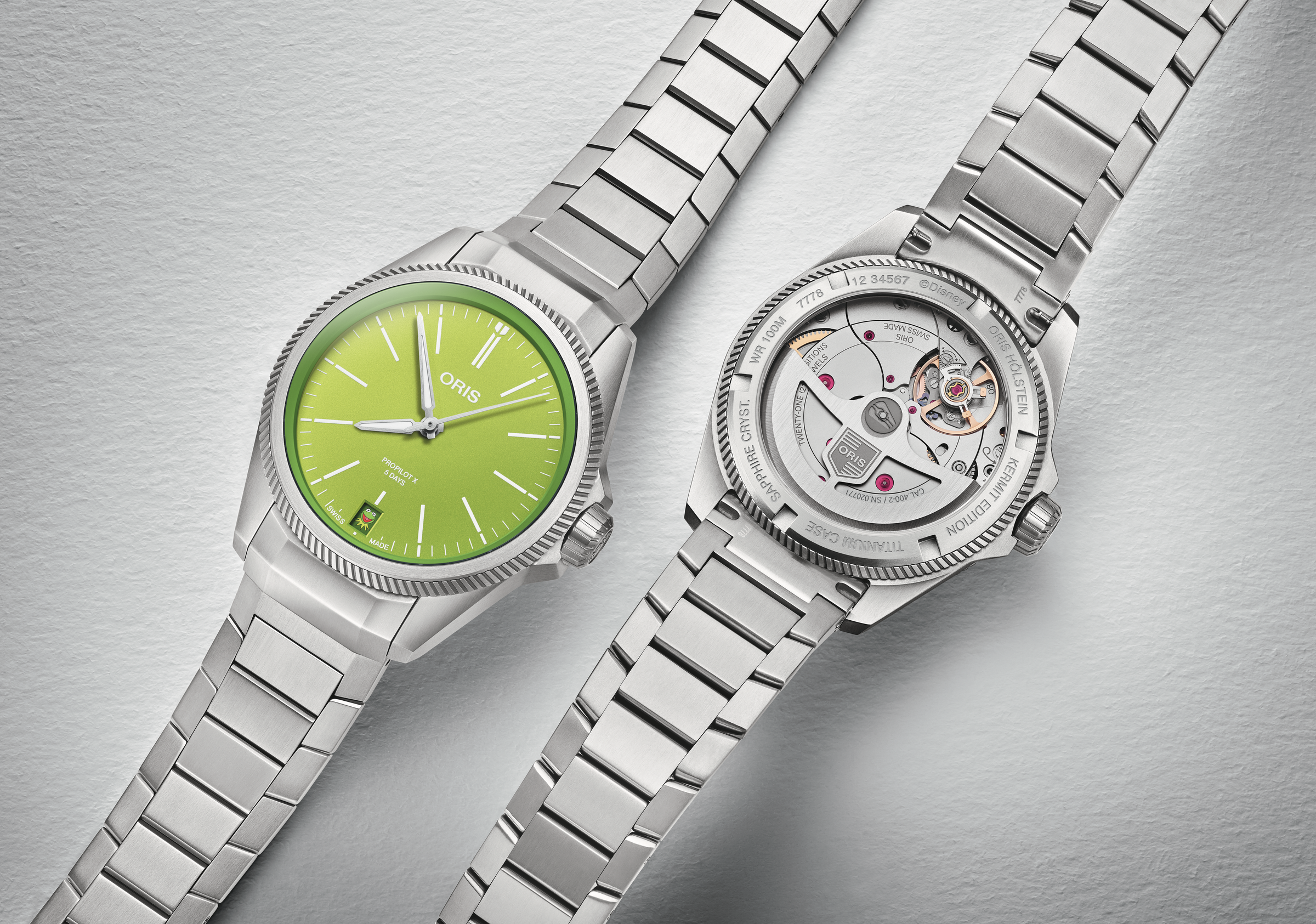 Oris Propilot X Kermit Edition unisex watch , 01 400 7778 7157 Oris Propilot X Kermit Edition unisex watch , 01 400 7778 7157