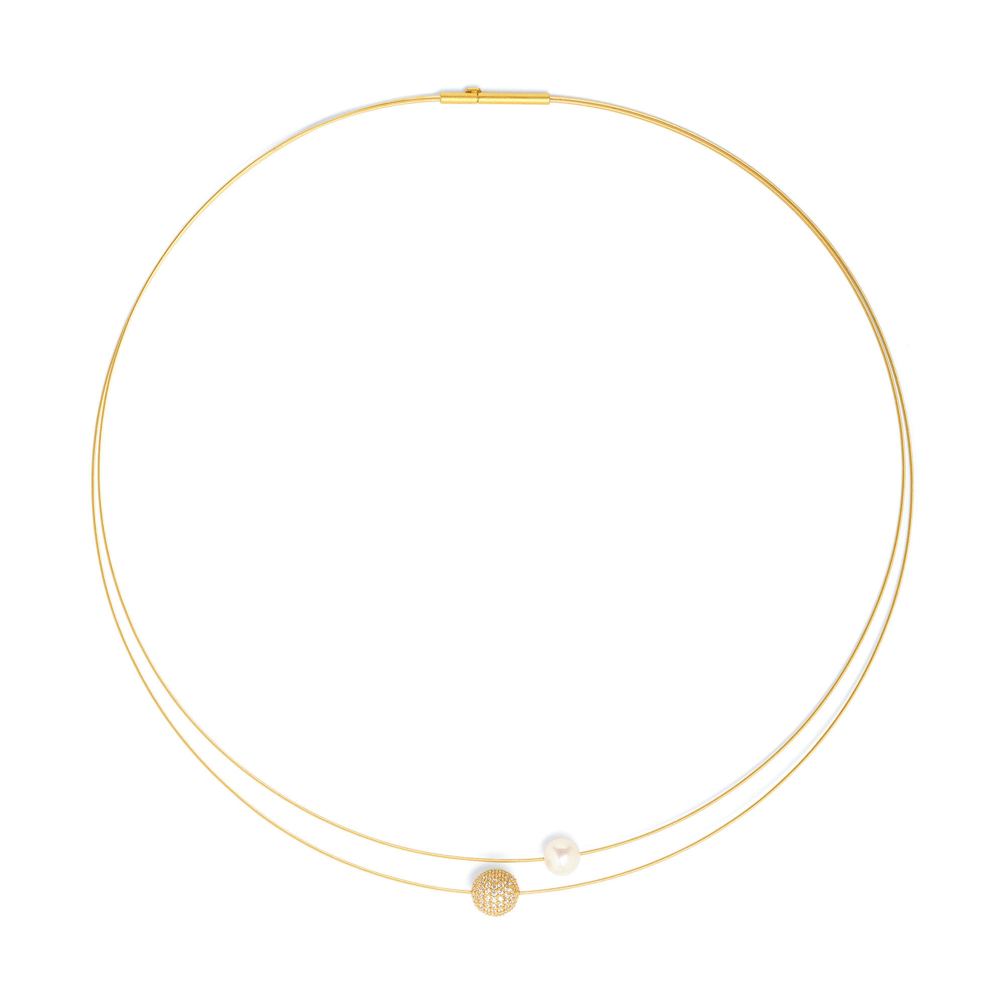 Bernd Wolf Together Collier Süsswasserperle 925er Sterlingsilber