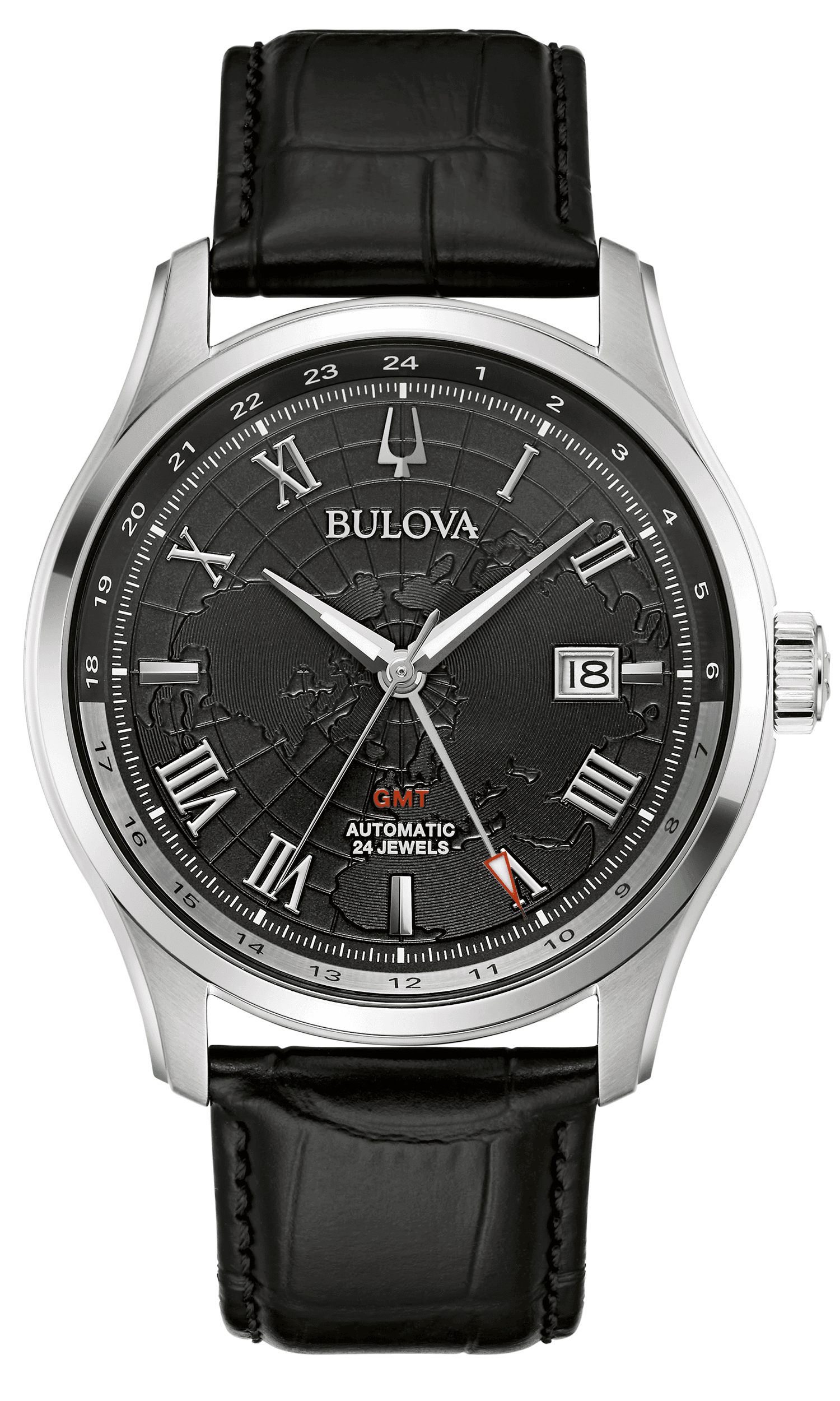 96B387_Bulova_Classic_Wilton_Front Bulova Herrenuhr 96B387 Wilton GMT