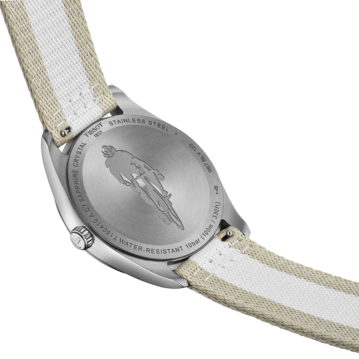 Tissot PR 100 40mm Textilband mit Dornschließe, Quarzwerk Herrenuhr T150.410.17.037.00