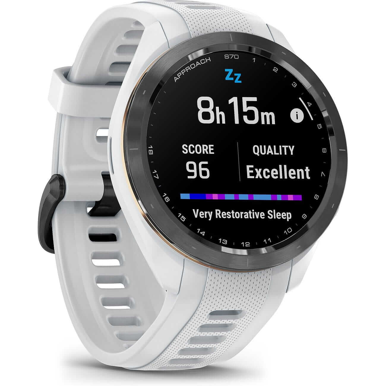 88798236_8 Garmin Approach S70 - 42 mm Weiss/Schwarz Keramik Herrenuhr 010-02746-10